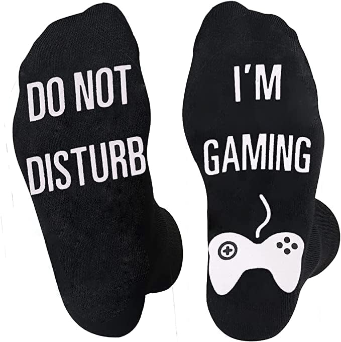 Gamer Socks: Funny Stocking Stuffers for Him