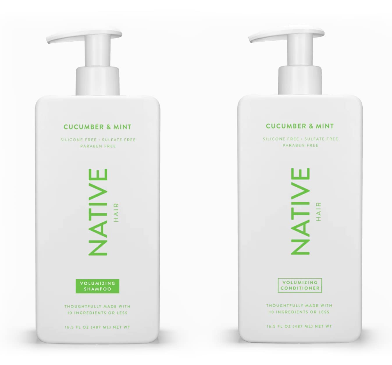 Nourishing Cucumber Mint Shampoo Set
