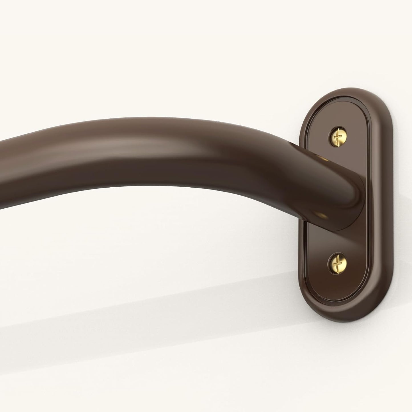 Wrap Around Curtain Rods for Windows 48 to 84 Inch - Heavy Duty