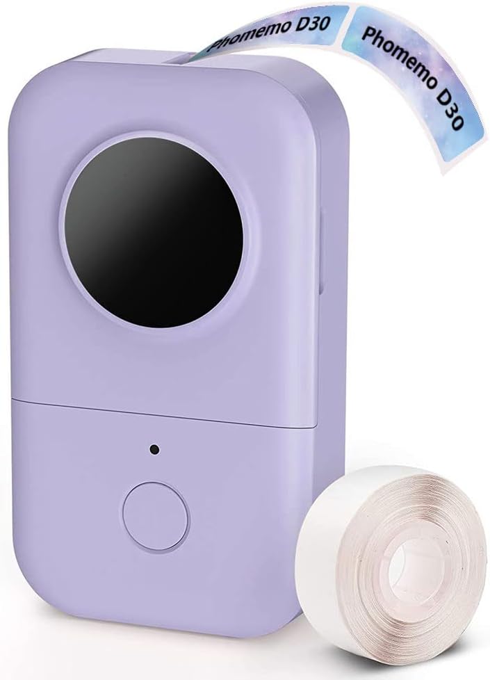 Portable Bluetooth Label Printer - Easy Office Organization