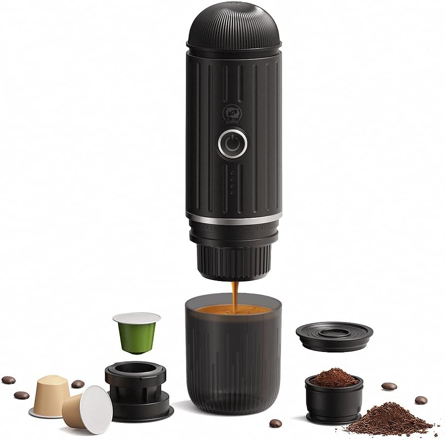Portable Self-Heating Espresso Maker by BENFUCHEN