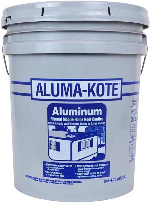 Gardner Aluma-Kote Gloss Silver Fibered Aluminum Roof Coating