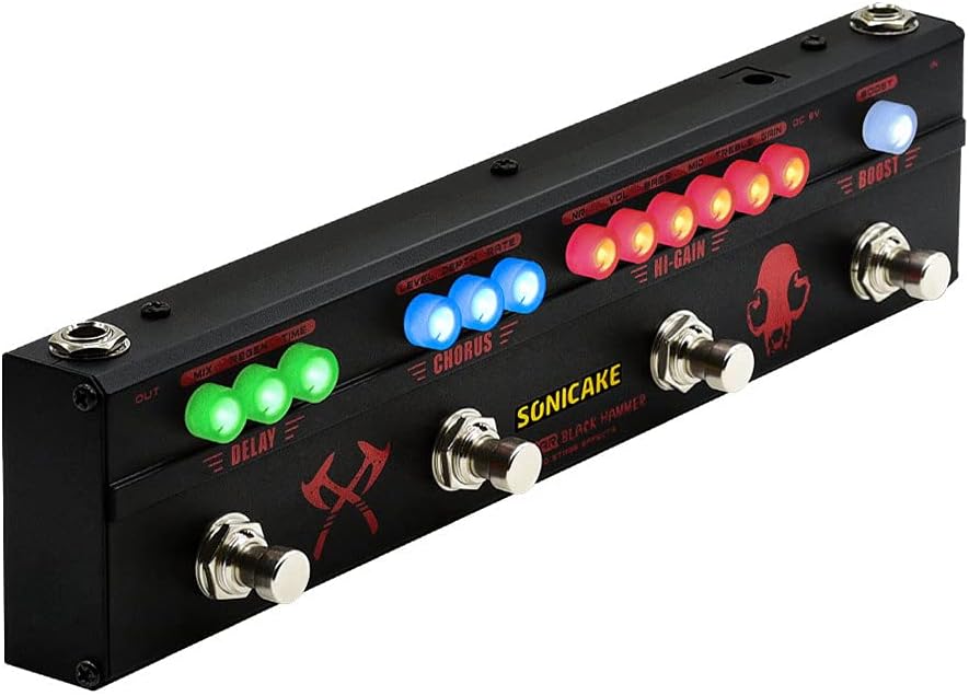 SONICAKE Guitar Multi Effect Pedal for Heavy Metal Enthusiasts