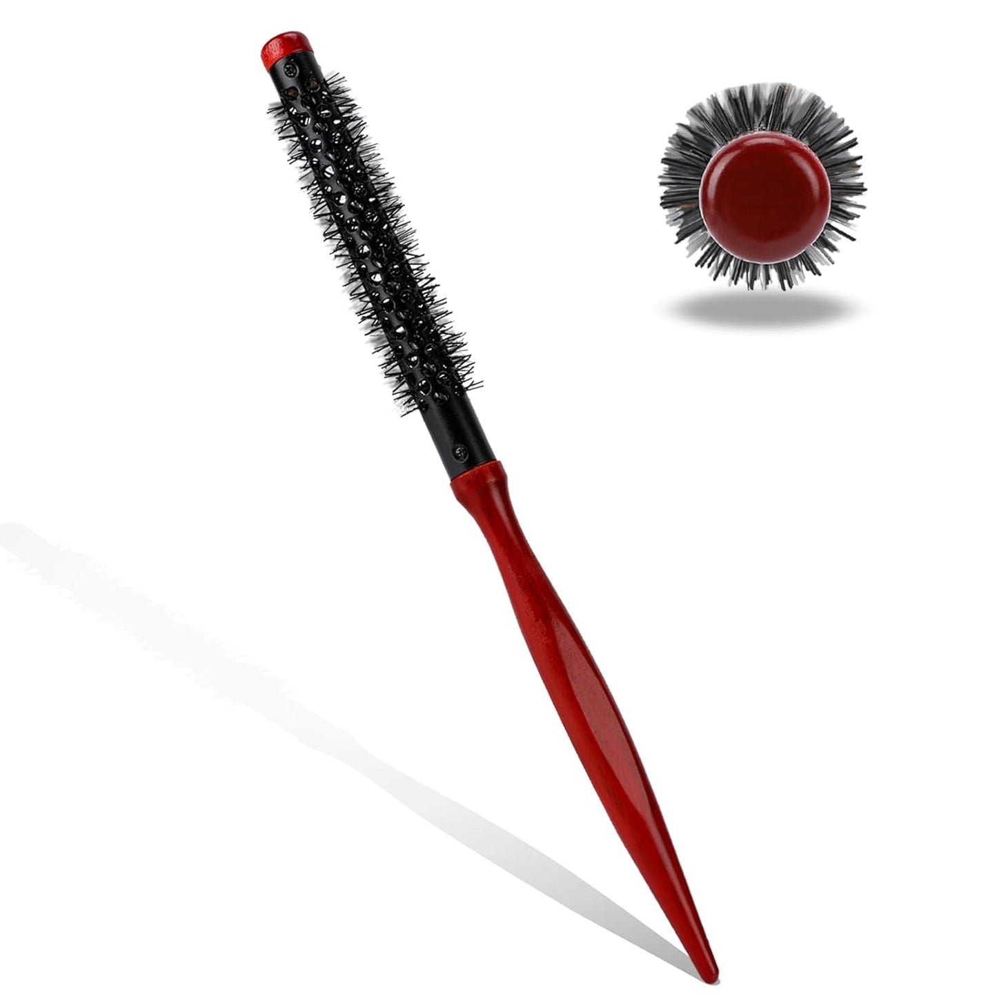 Portable Mini Quiff Roller Brush for Short Hair Styling