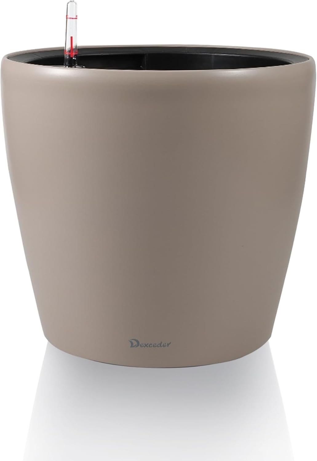 Dexceder Self Watering Planter with Water Level Indicator 9x8 in