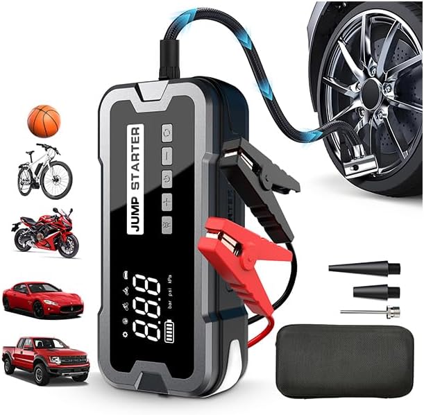 4000A Jump Starter with Air Compressor - Mieligo