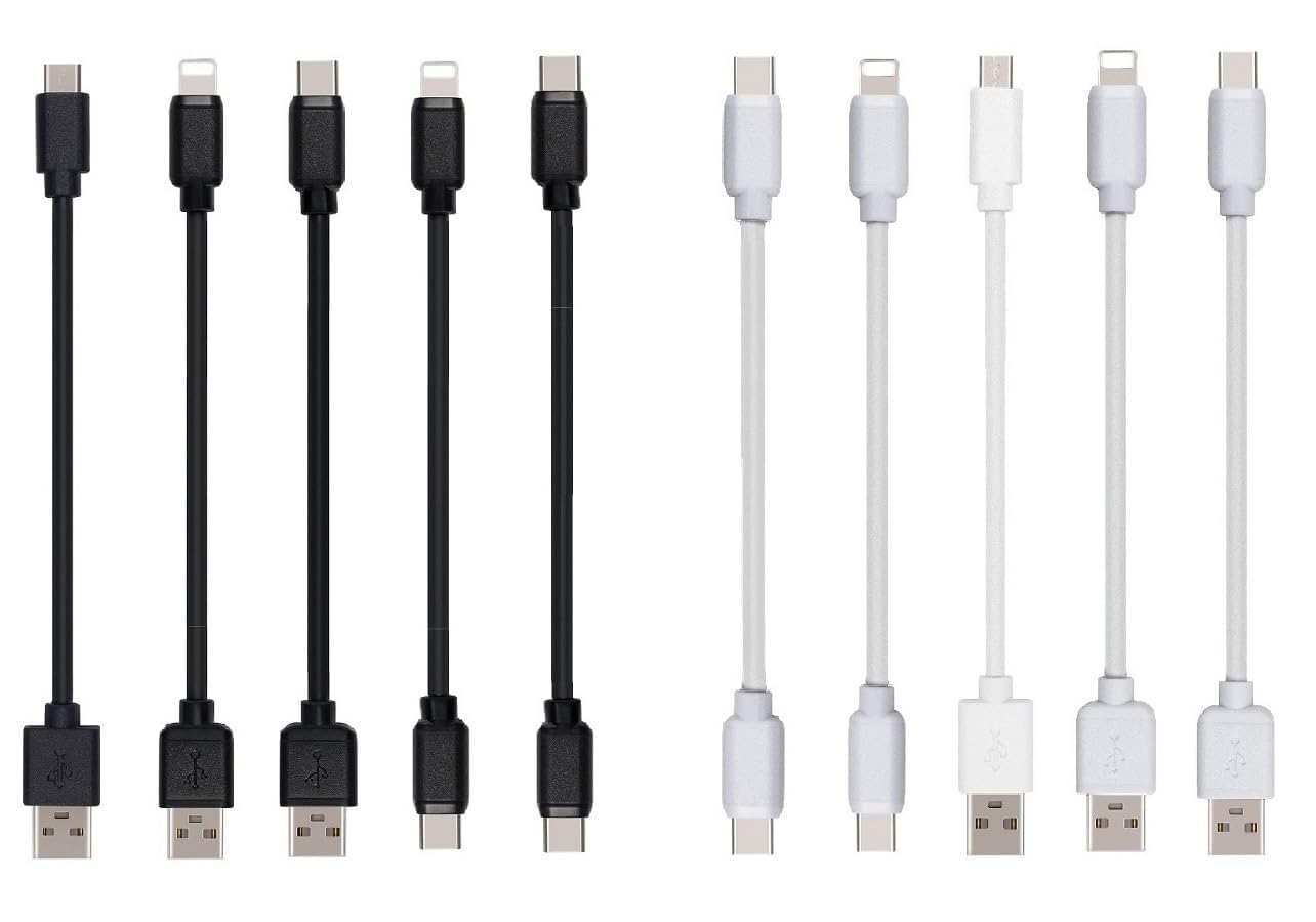 10-Pack Multi USB Cables for Fast Charging - JuSoFU