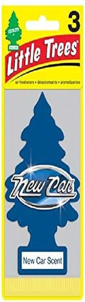 LITTLE TREES 3 Pack | New Car Scent | Air Freshener