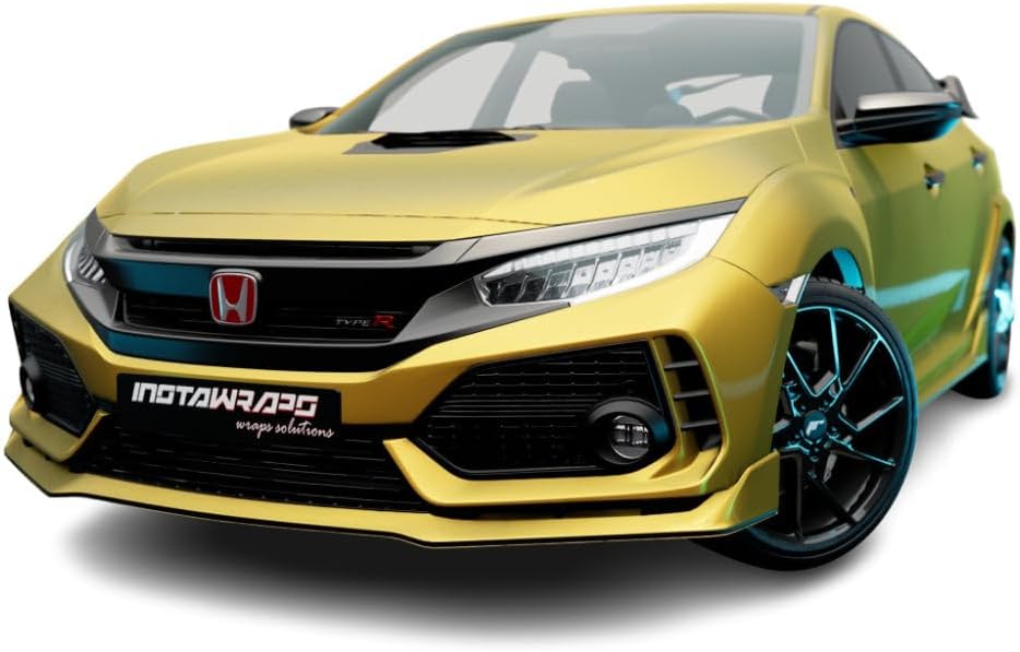 KPMF Car Wrap Roll K75400 Matte Iced Yellow Titanium Metallic