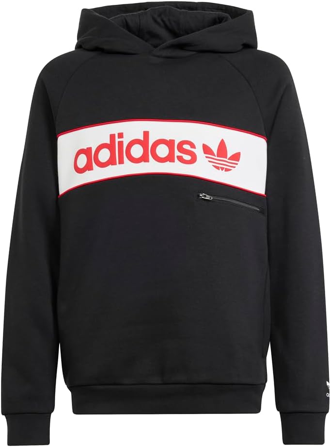 adidas Boys Logo Hoodie - Stay Stylish & Comfortable - Size S