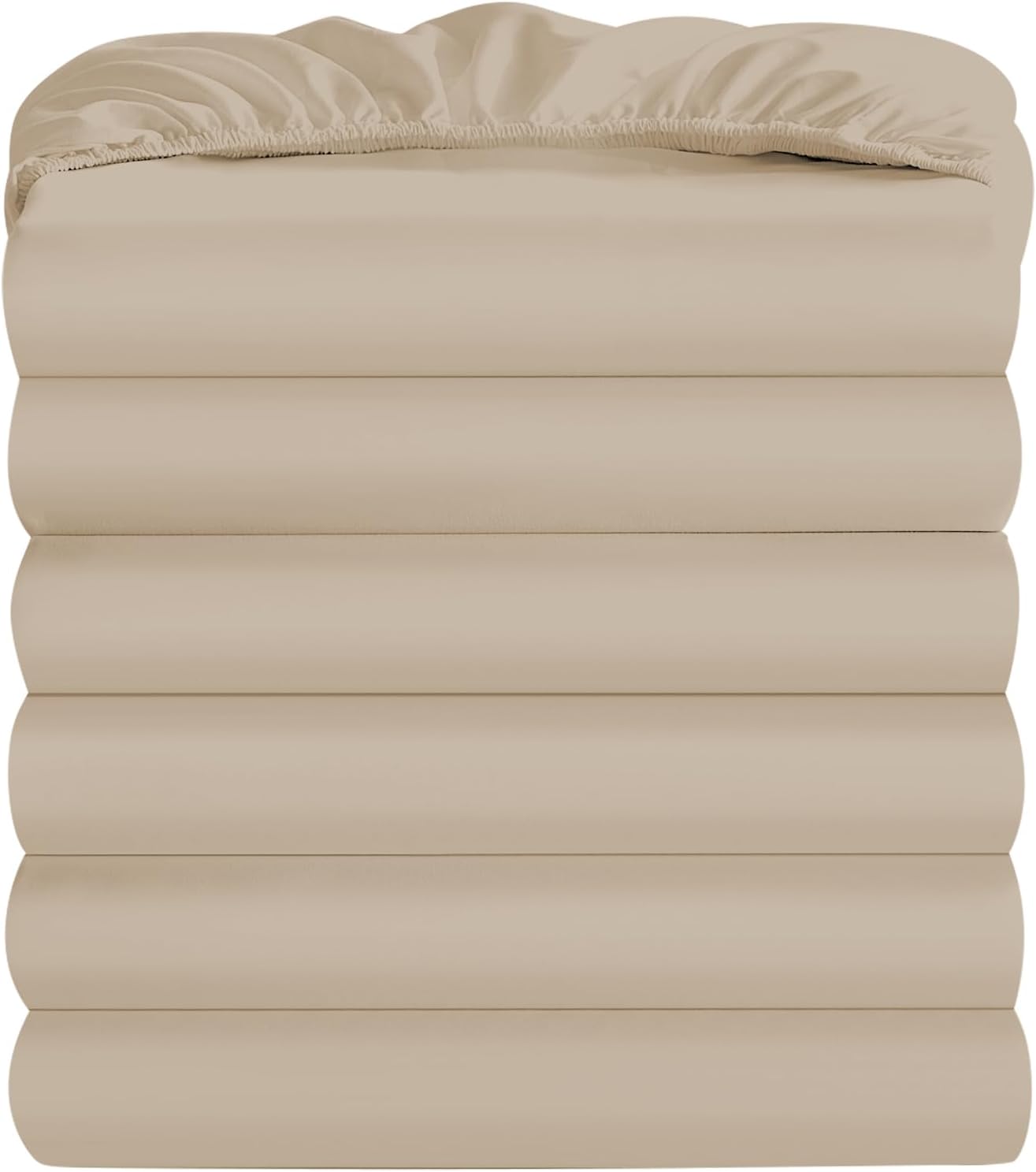 Maple&Stone Twin Fitted Sheet Set - 6 Pack of Soft Sheets