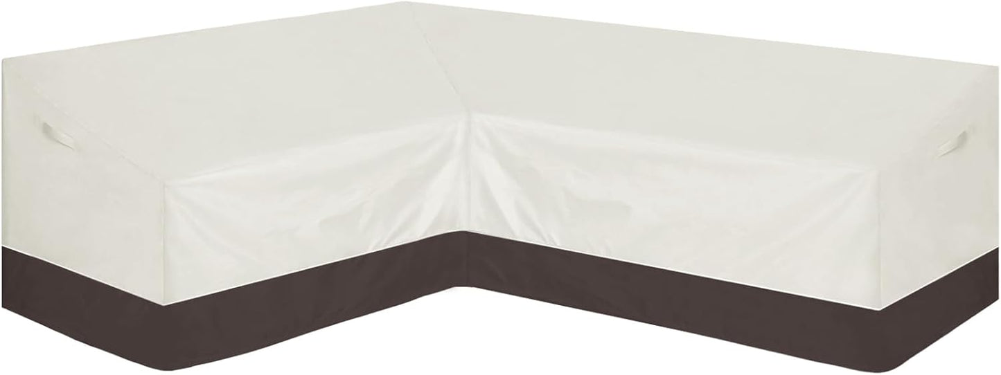 Easy-Going Outdoor L-Shaped Sectional Sofa Cover for Protection