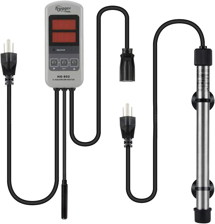 Hygger Titanium Submersible Heater - Precise Temperature Control