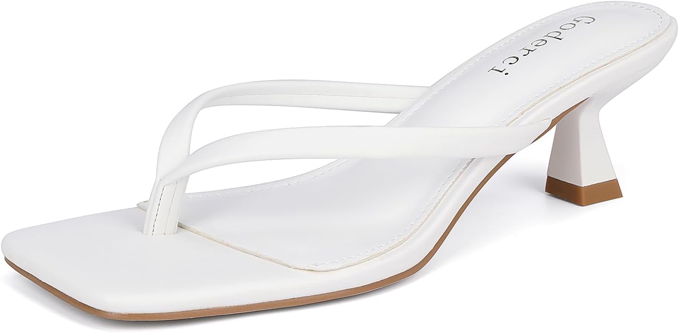 Kitten Flip Flop Thong Low Heels for Women - Chic Comfort