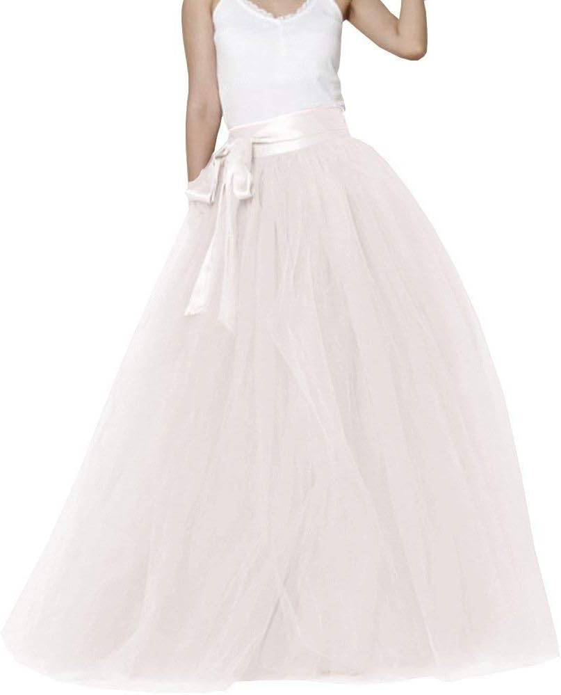 EllieHouse Womens Long Tutu Skirt for Parties and Events