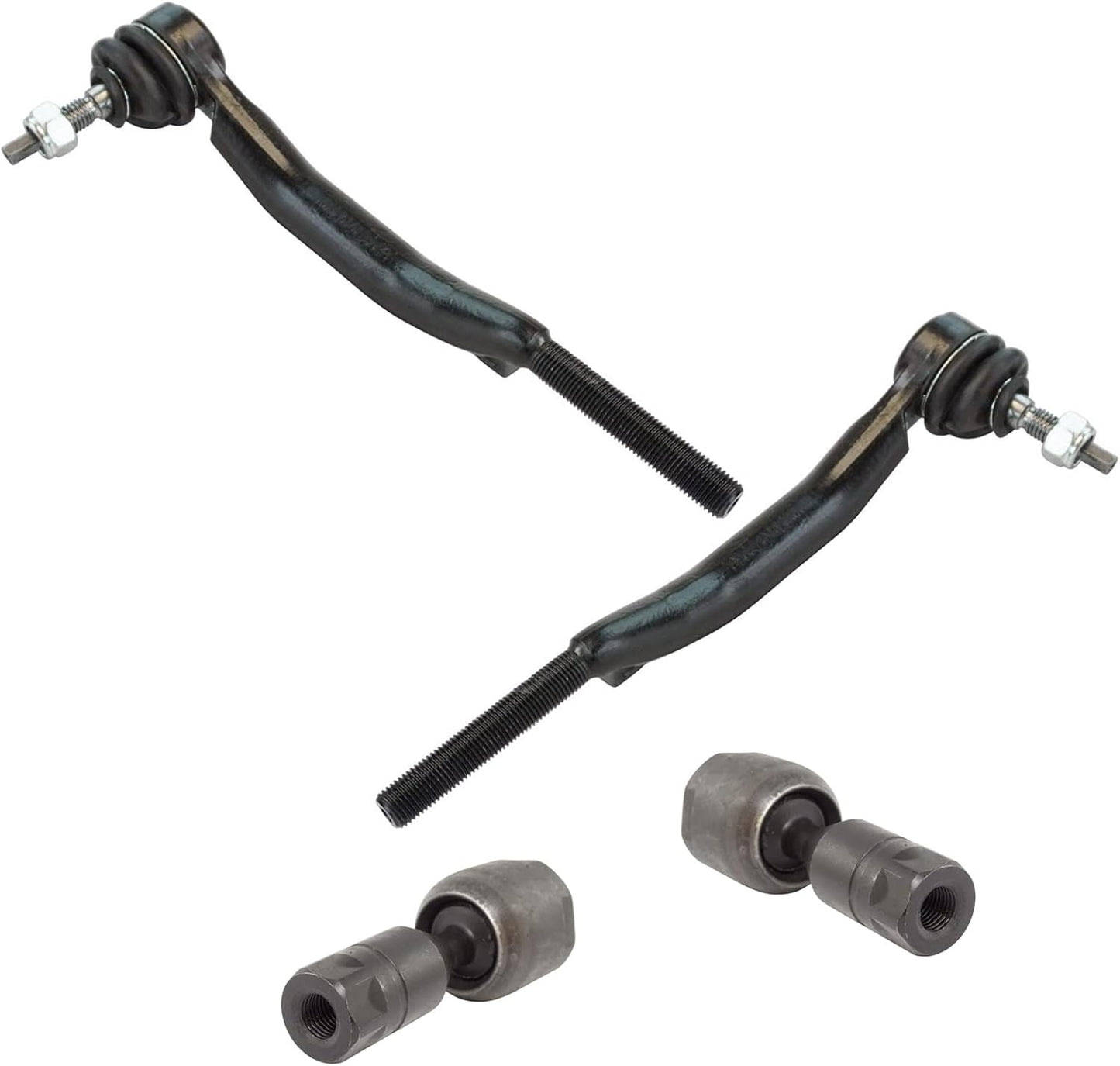 TRQ Front Tie Rod Set for 2004-2009 Cadillac SRX Vehicles