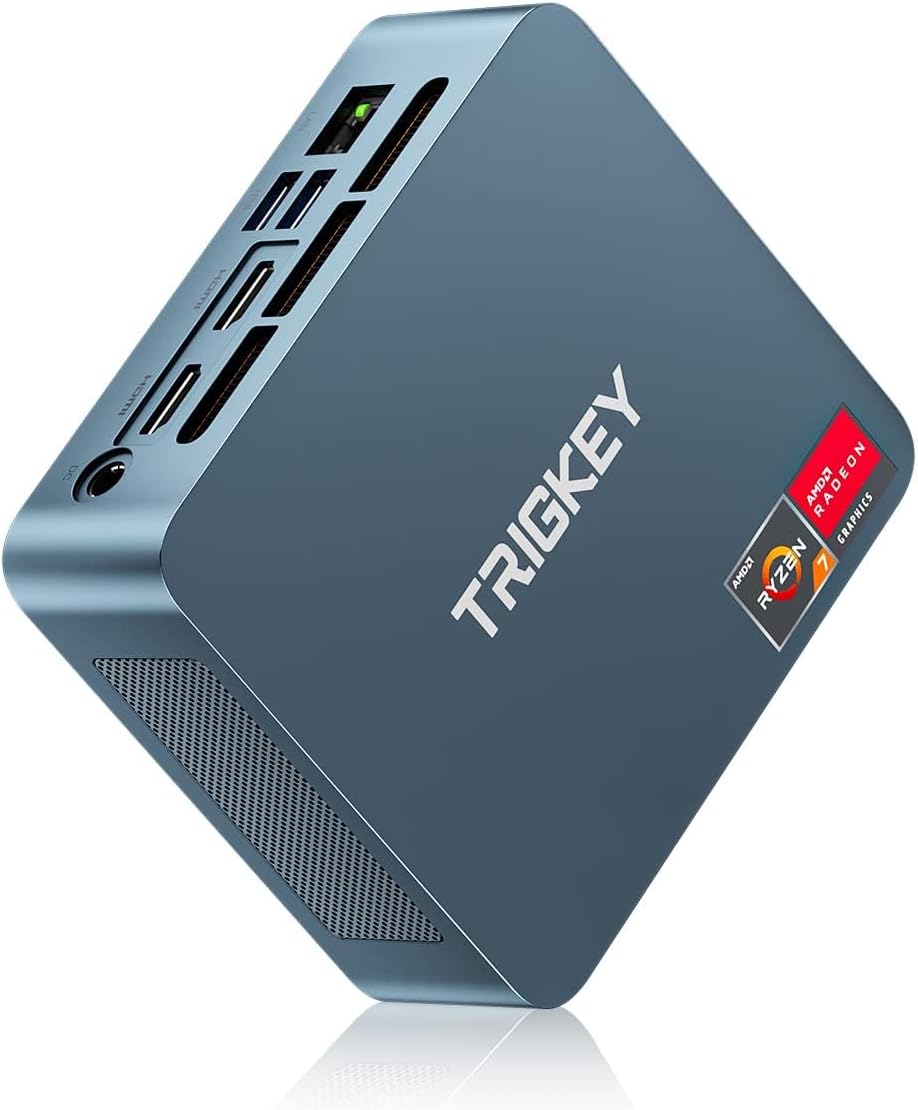 Powerful AMD Ryzen 7 Mini PC - 32GB RAM, 500GB SSD