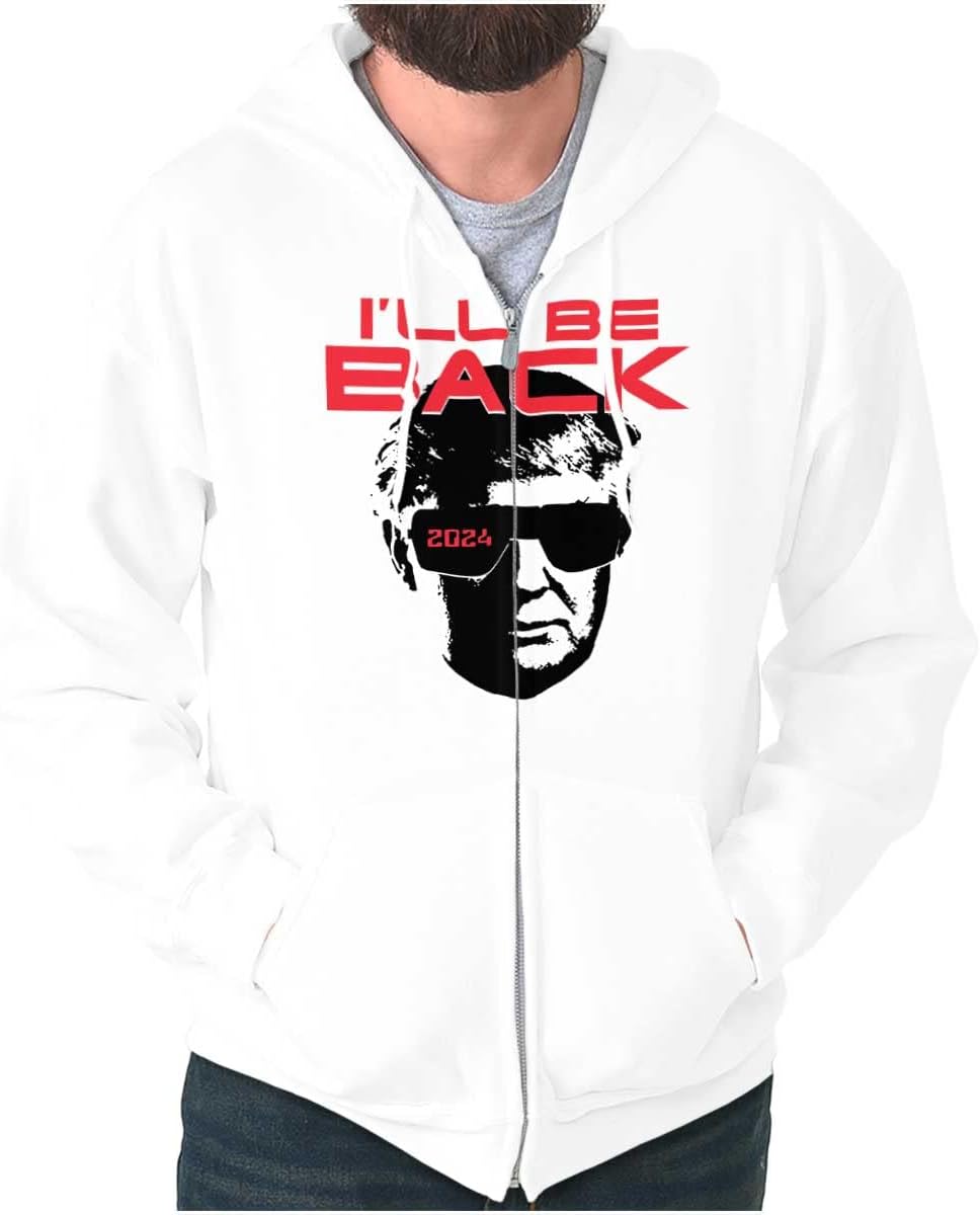 2024 Trump Re-Election Zip Hoodie - Brisco Brands