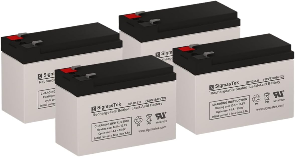 Replacement Batteries for CyberPower CPS1500AVR - Set of 4