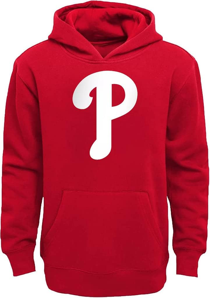 Philadelphia Phillies Kids Youth Fleece Pullover Hoodie for Comfort