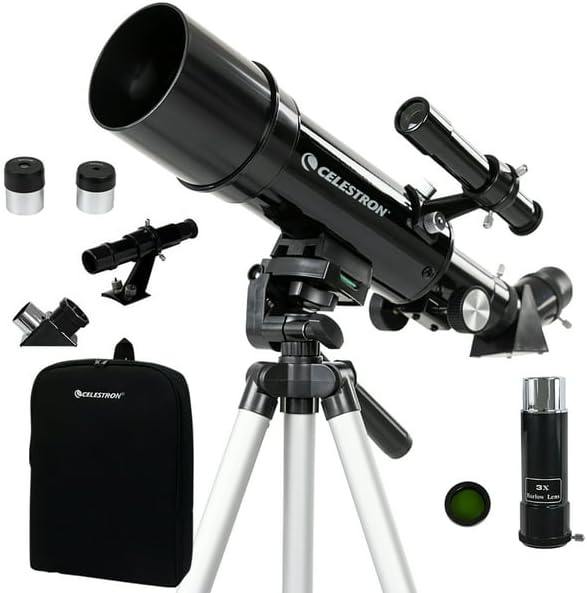 CELESTRON Travel Scope 60 Refractor Telescope for Stargazing