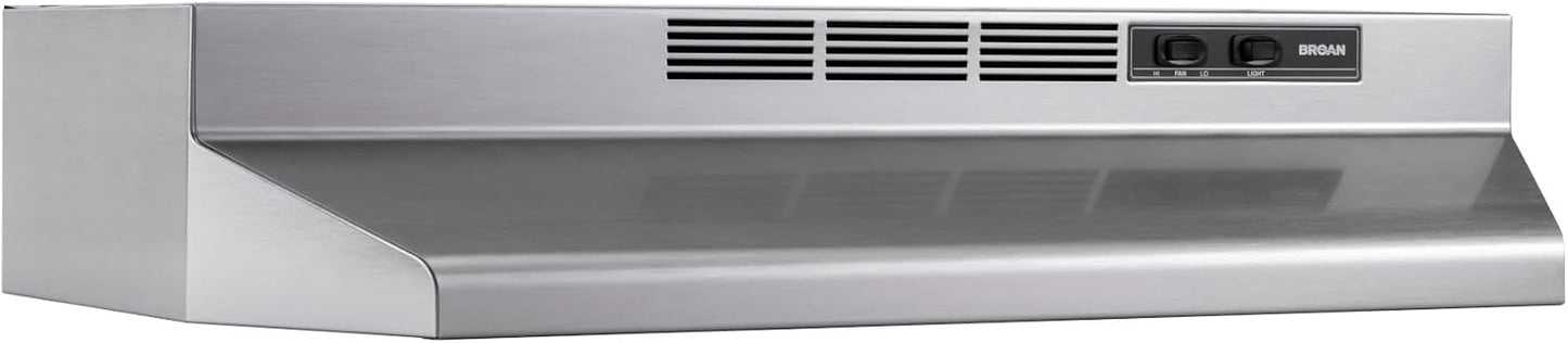 Fingerprint Resistant Ductless Under-Cabinet Range Hood 30-Inch