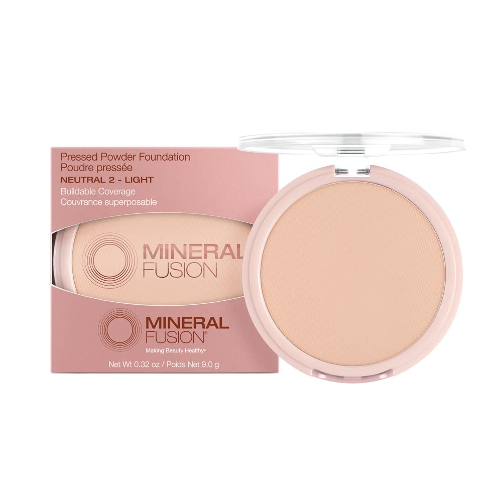 Mineral Fusion Pressed Powder Foundation for Fair/Medium Skin