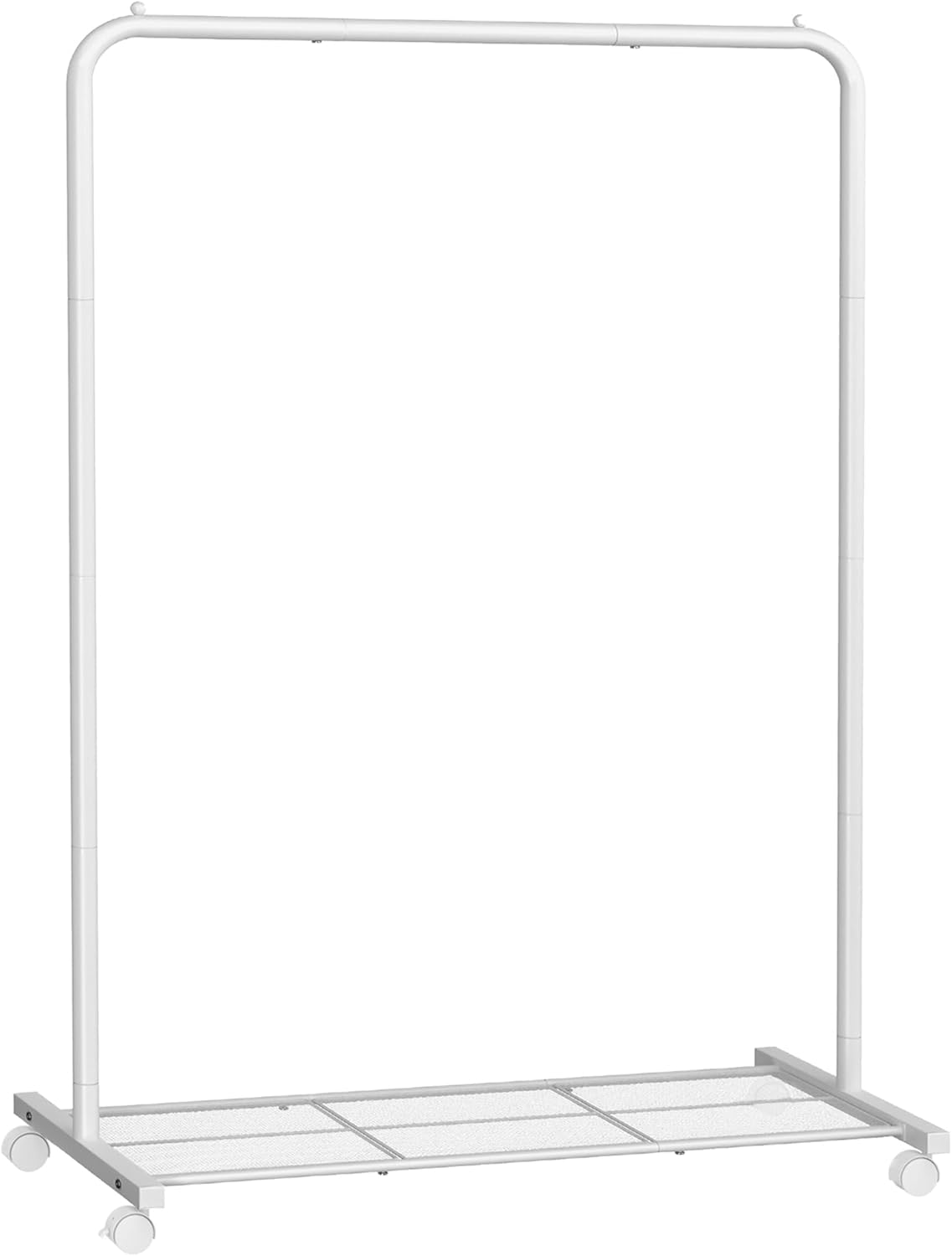 SONGMICS Clothes Rack with Wheels for Easy Clothing Storage