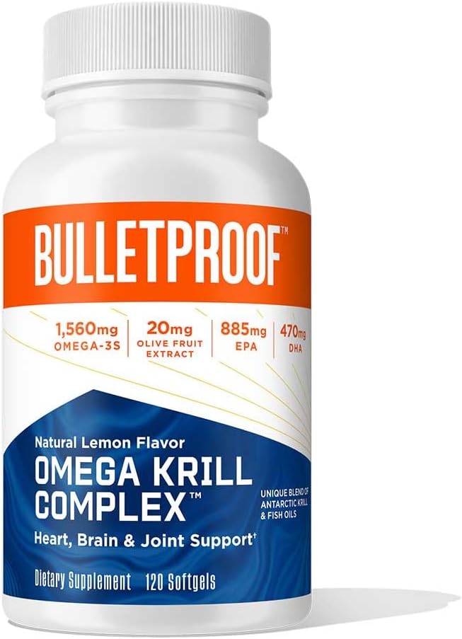 Bulletproof Omega Krill Complex Softgels for Health