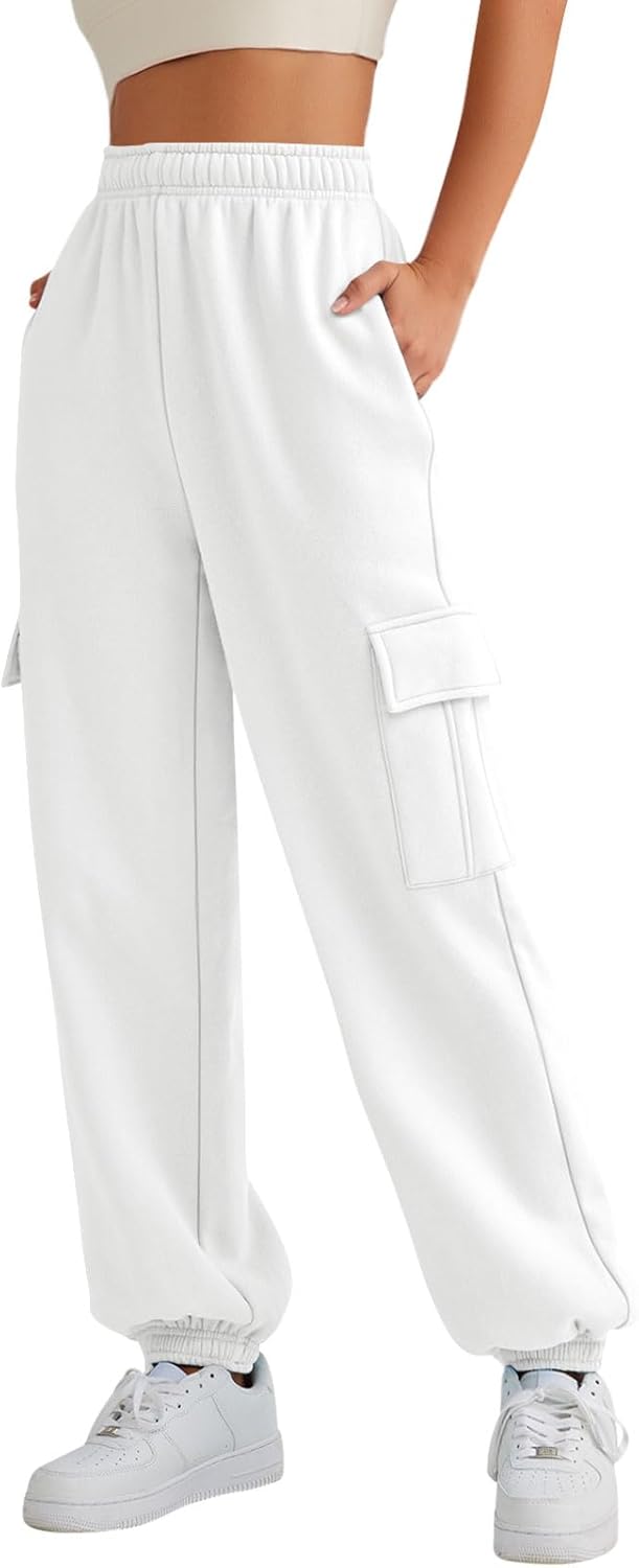 AUTOMET Womens Cargo Sweatpants for Cozy Fall Fashion Looks