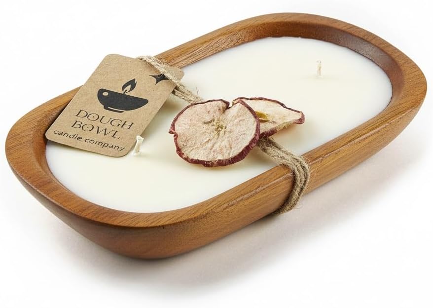 Hot Apple Pie Soy Candle - Rustic Farmhouse Decor for Home