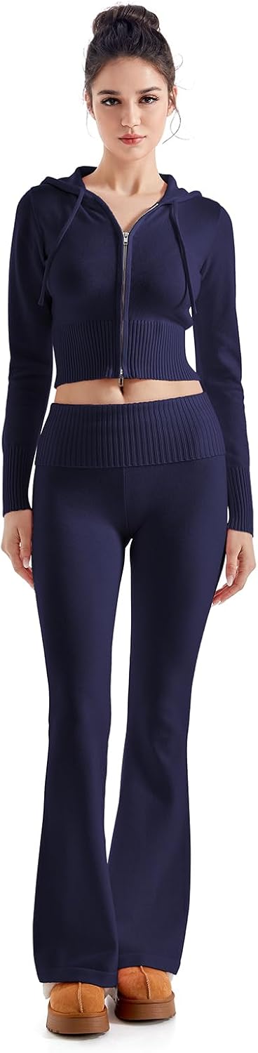 SUUKSESS Women 2 Piece Knit Sets for Trendy Fall Outfits