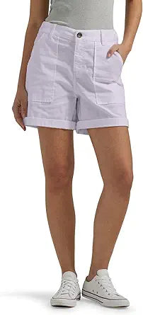 Lee Women's Legendary High Rise Relaxed Fit Rolled Shorts Review
