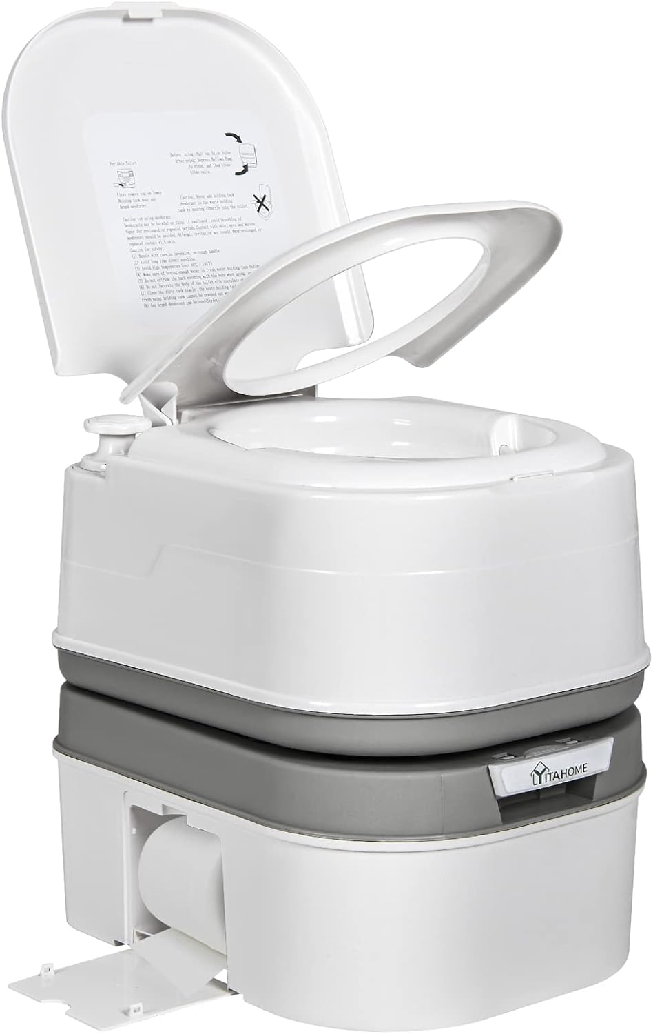 YITAHOME Portable Toilet: Leak-Proof 6.34 Gal RV Potty