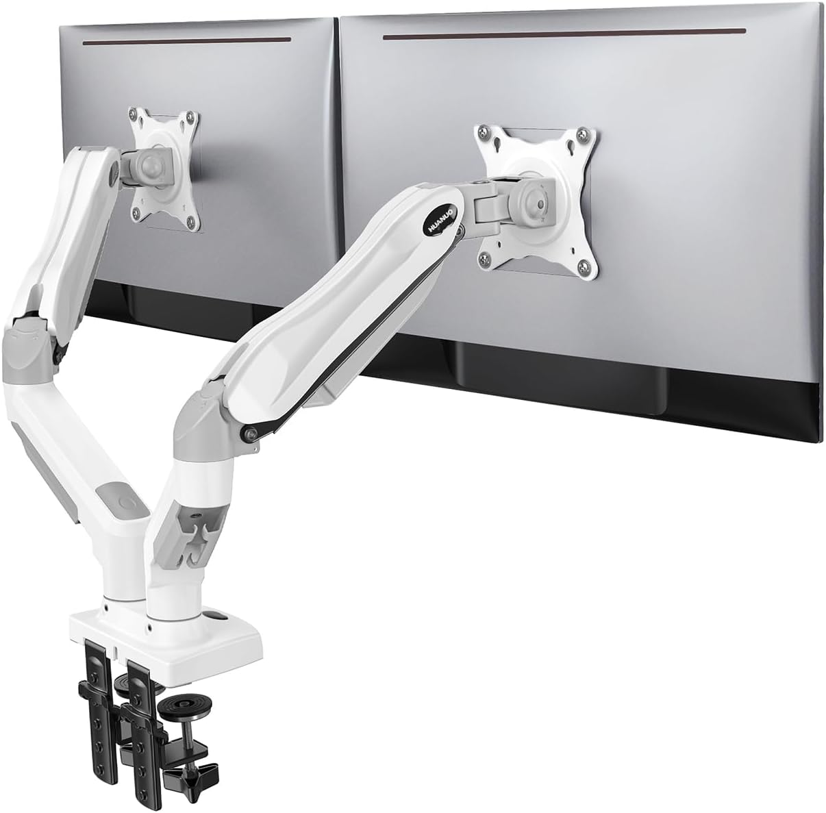 HUANUO Dual Monitor Stand for 13 to 32 Inch Screens