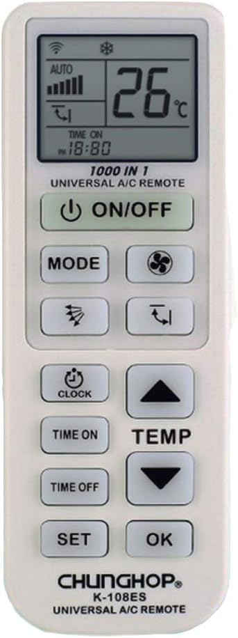 Chunghop Universal A/C Remote - Compatible with Toshiba PANASONIC SANYO