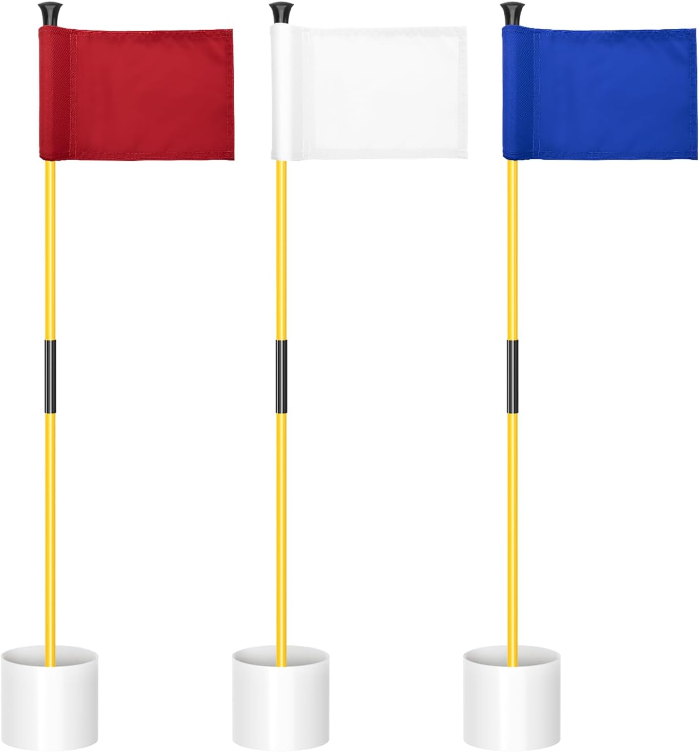 KINGTOP Golf Flagstick Mini for Backyard Putting Green Fun