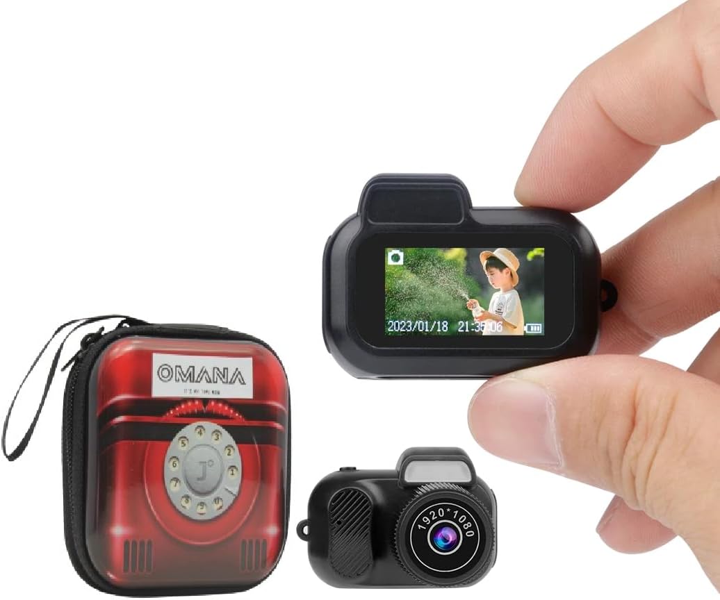 Omana Mini Camera: Full HD 1080P Compact Video Recorder