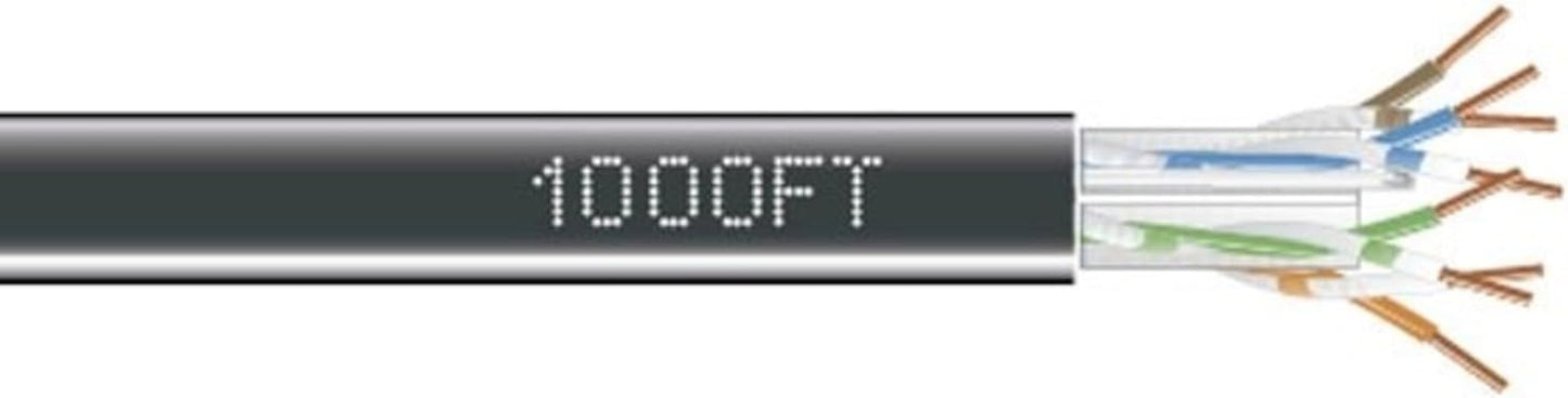 Black Box CAT6 550-MHz Solid Bulk Cable for High-Speed Networks