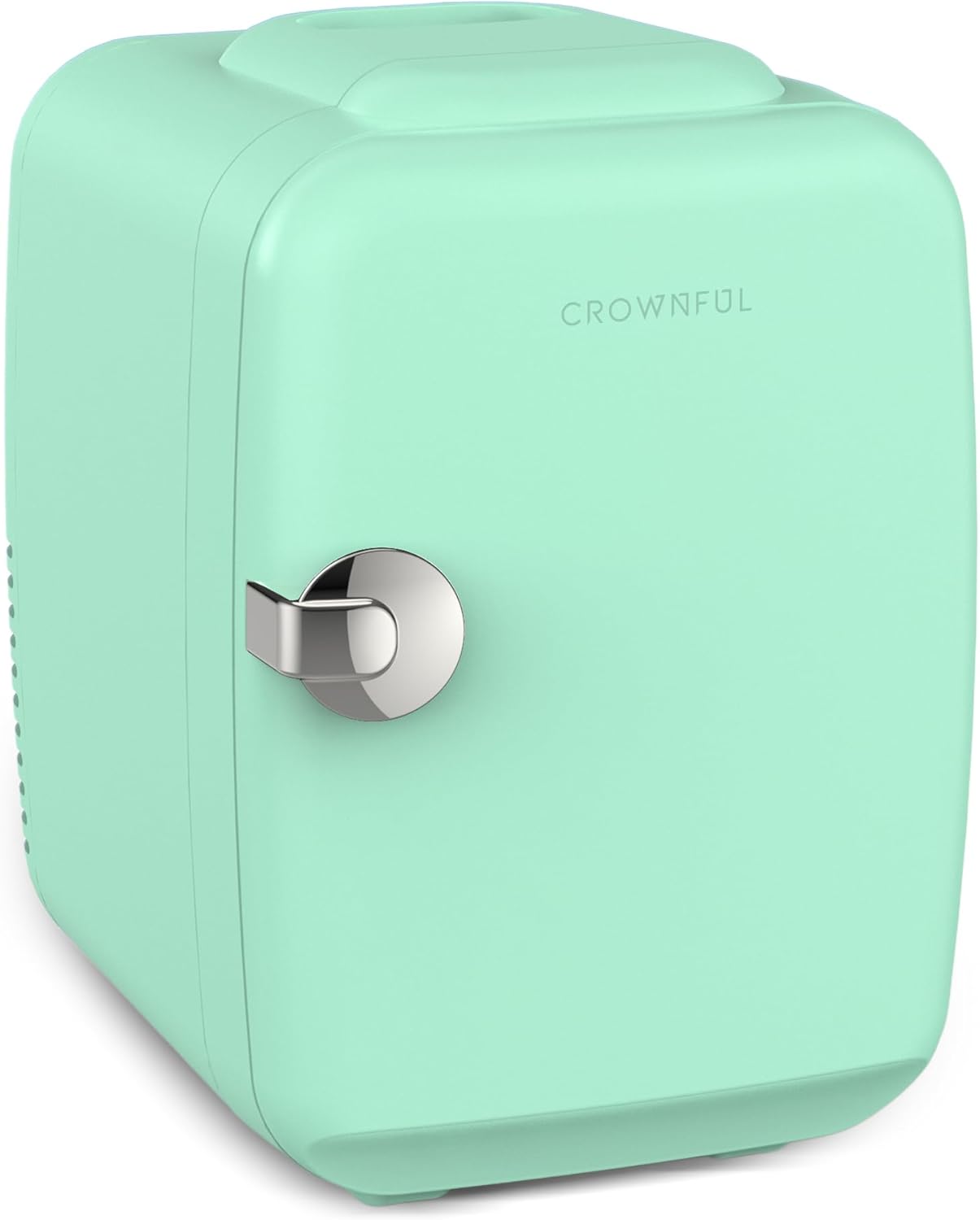CROWNFUL Mini Fridge for Skin Care and Beverages, 4 Liter