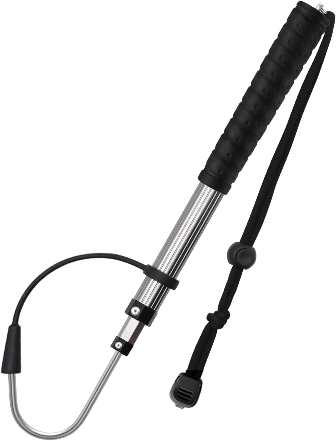 Telescopic Fishing Gaff: Non-slip Rubber Handle