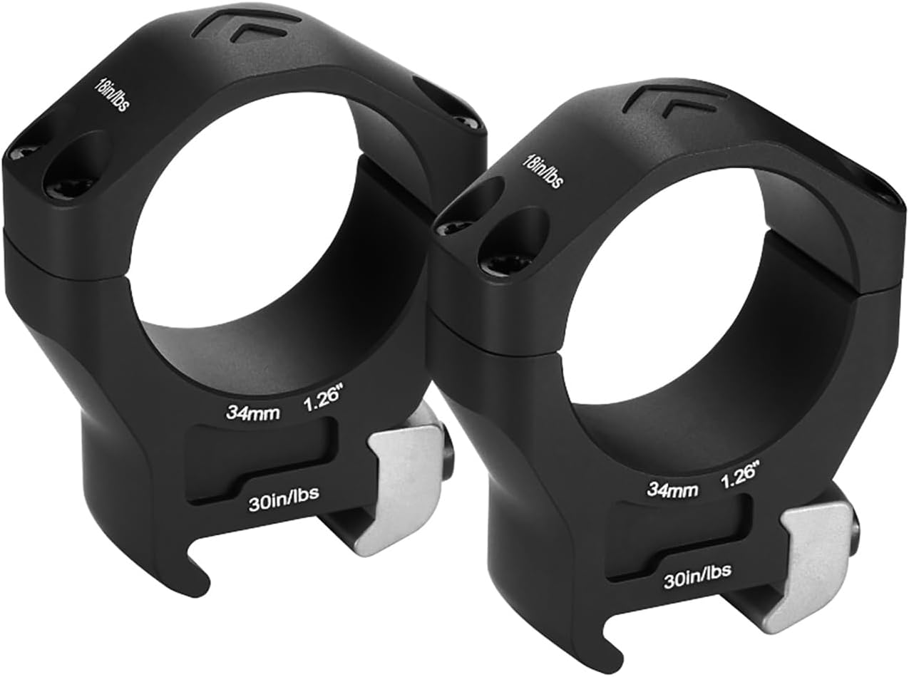 Arken Optics Halo TiTM Titanium Rifle Scope Rings for Precision