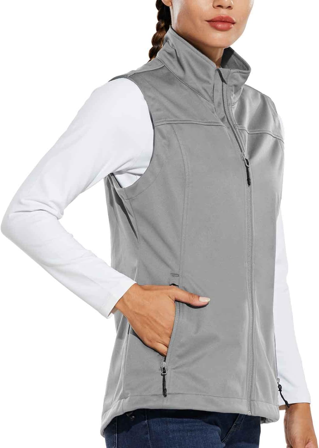 baleaf Women's Lightweight Vest for Running, Hiking, and Golf