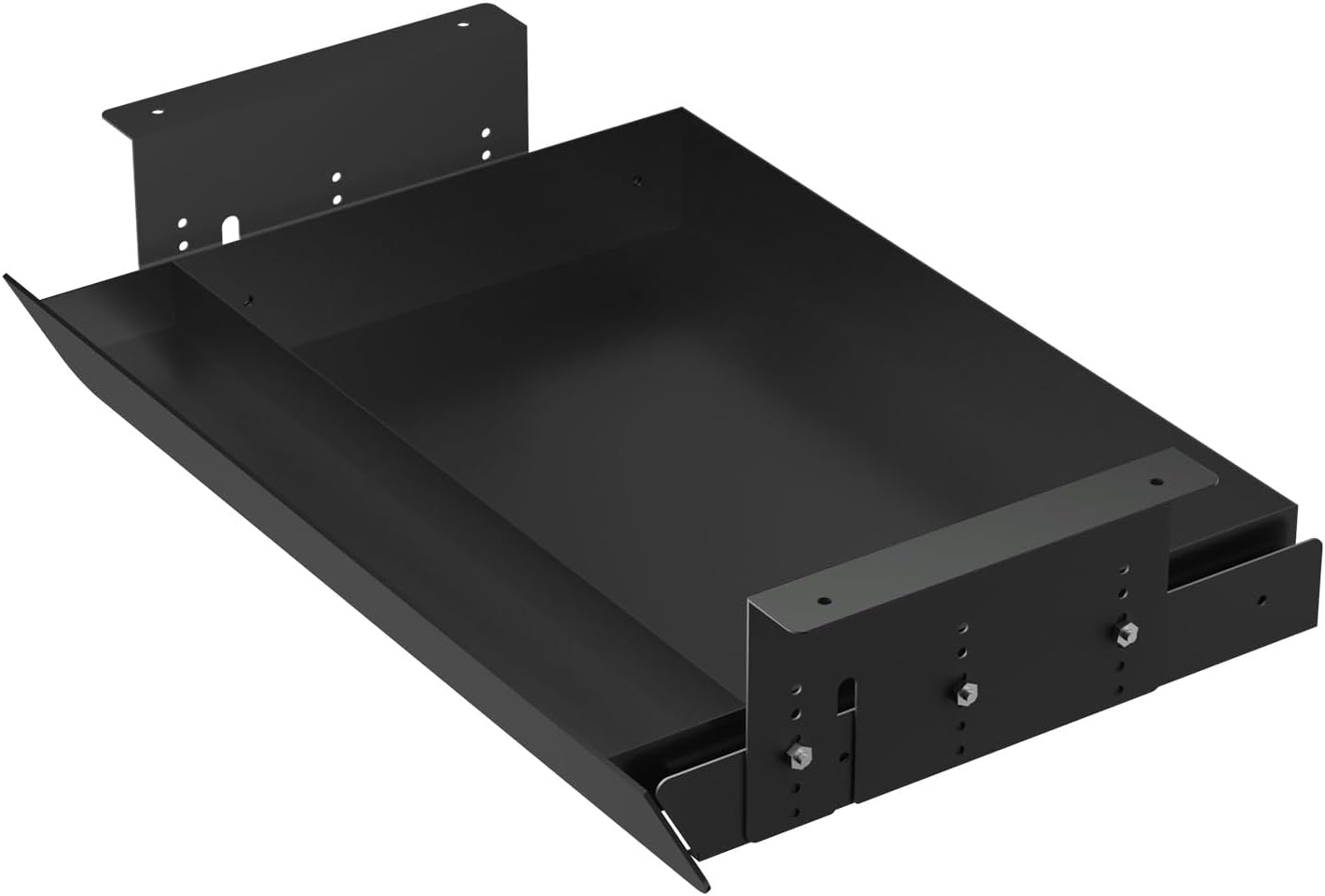 Gaxomo Adjustable Under Desk Sliding Drawer - Up to 3.5 Clearance - Height Adjustable