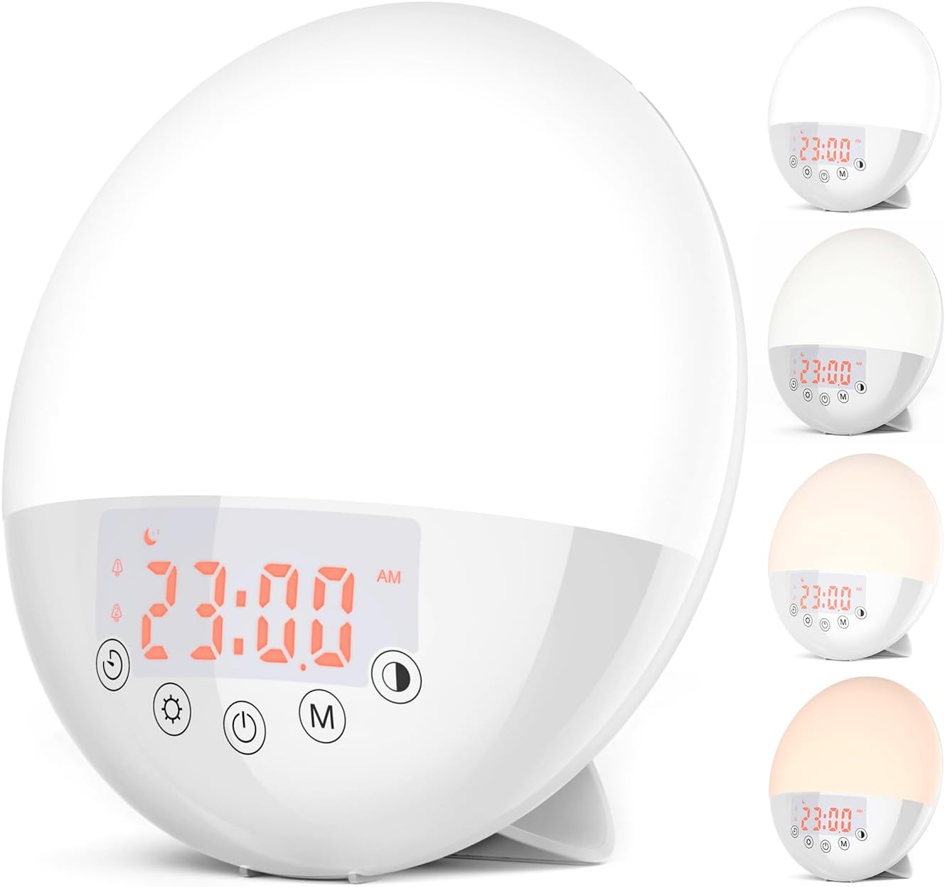 Wake Up Light with Sunrise Alarm Clock for Gentle Mornings