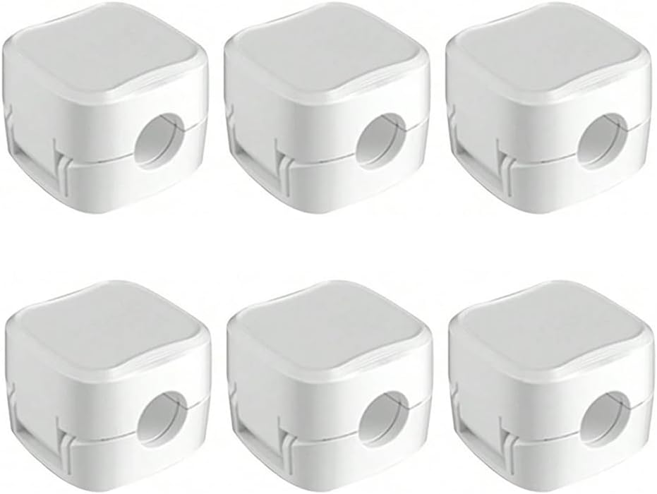 6Pcs Magnetic Cable Clips - Organize Cords Easily