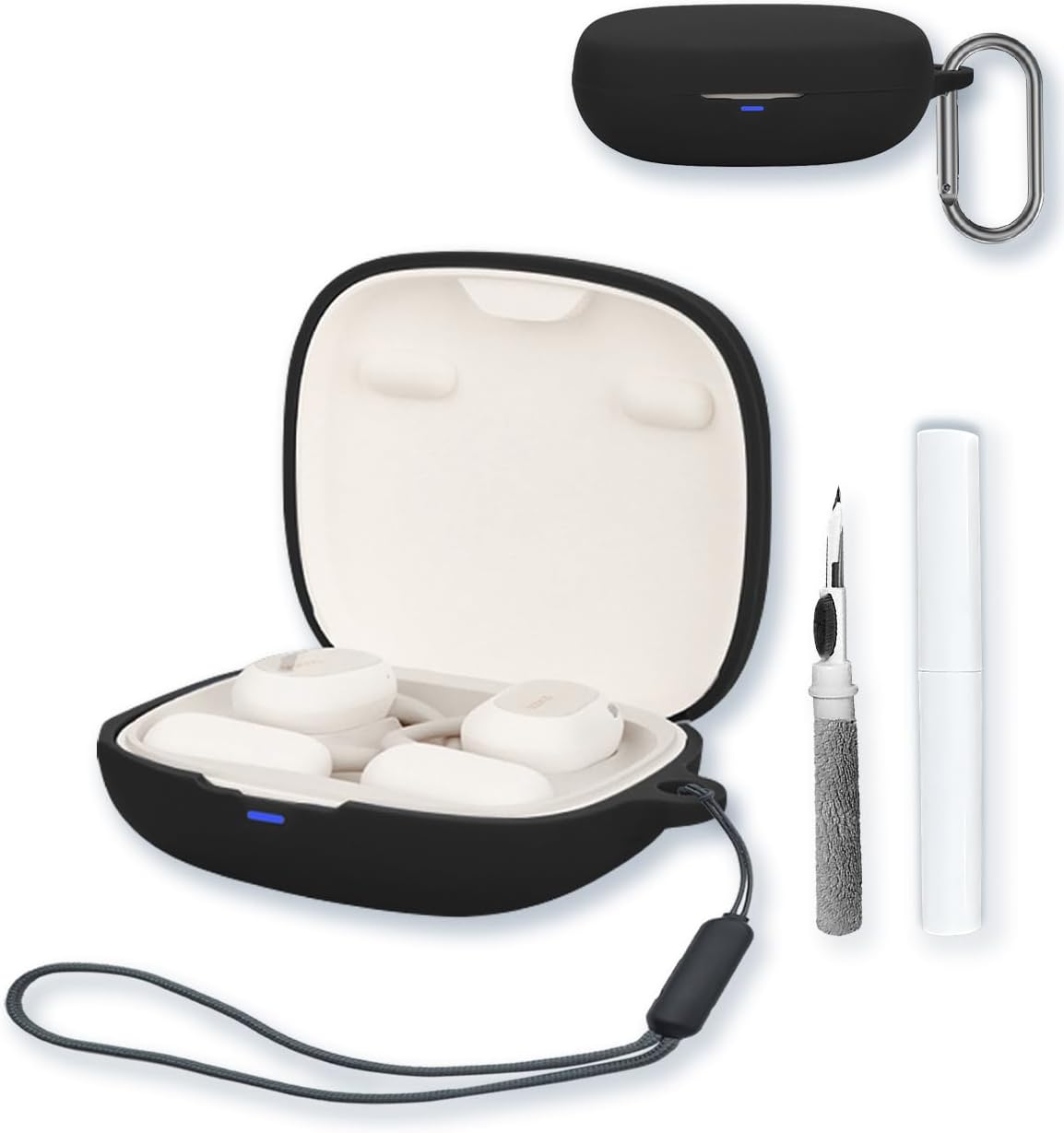 BOVUGAC Silicone Case for Baseus Open-Ear Earbuds