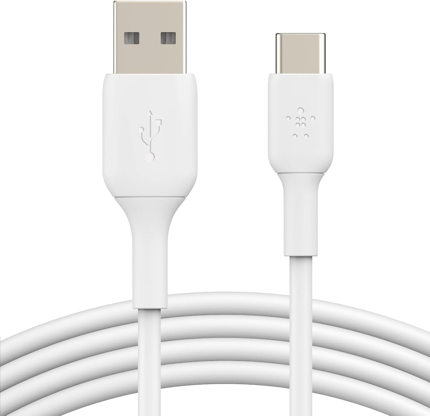 Belkin BoostCharge 1M USB-C to USB-A Cable - Fast Charging for iPhone 16, Samsung S25, iPad Pro