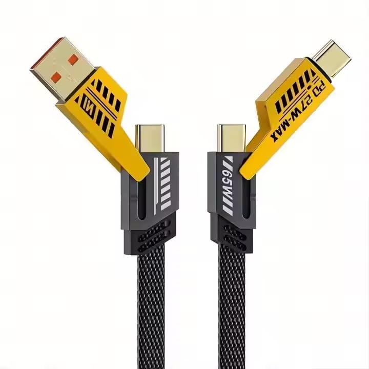 Teksr 4-in-1 USB C Cable: Fast 60W Charging