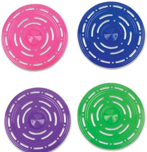 Set of 4 NINGBO Whistling Flying Disks - Fun for All!